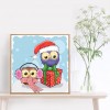 Cartoon Owl- Full Round Diamond Painting