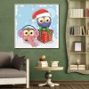 Cartoon Owl- Full Round Diamond Painting