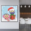 Cartoon Owl- Full Round Diamond Painting