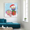 Cartoon Owl- Full Round Diamond Painting
