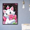 Cute White Cat - Full Round Diamond Painting