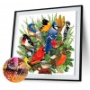 Birds Gathering-Full Round Diamond Painting