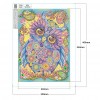 Owl-Partial Round Diamond Painting