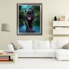Black Bear-Full Round Diamond Painting