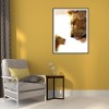 Lion Mother Love-Full Round Diamond Painting