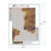 Lion Mother Love-Full Round Diamond Painting