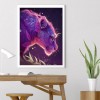 Purple Leopard-Full Round Diamond Painting