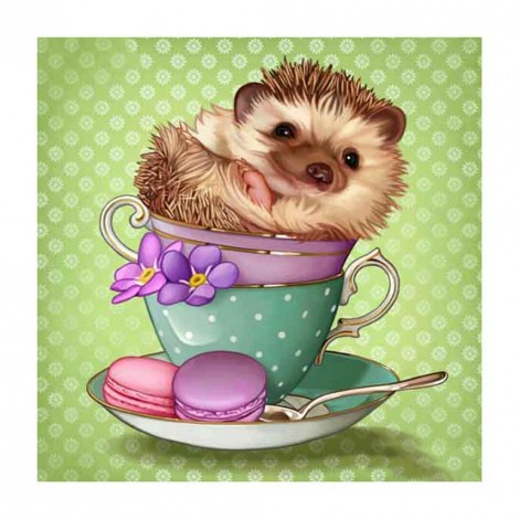 Dog Cup - Full Round Diamond Painting