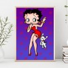 Novelty Girl Dog - Full Round Diamond Painting