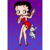 Novelty Girl Dog - Full Round Diamond Painting