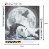 Wolf - Full Round Diamond Painting(30*30cm)
