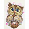 Cute Owl - Crystal Rhinestone Diamond Painting