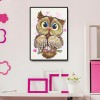 Cute Owl - Crystal Rhinestone Diamond Painting