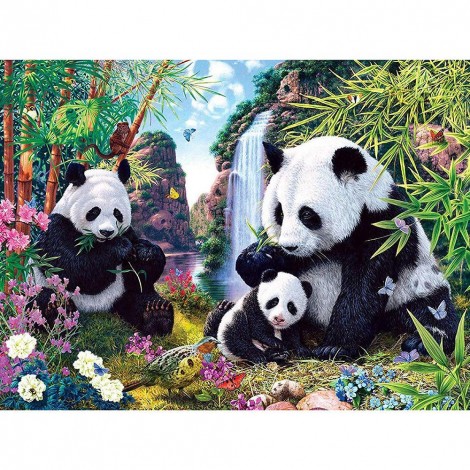 Panda - Full Round Diamond Painting