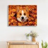 Autumn Dog - Full Round Diamond Painting