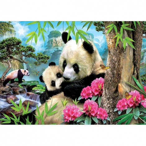 Panda - Full Round Diamond Painting