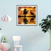 Sunset Horse - Full Round Diamond Painting