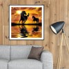 Sunset Horse - Full Round Diamond Painting