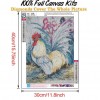 Rooster - Full Round Diamond Painting