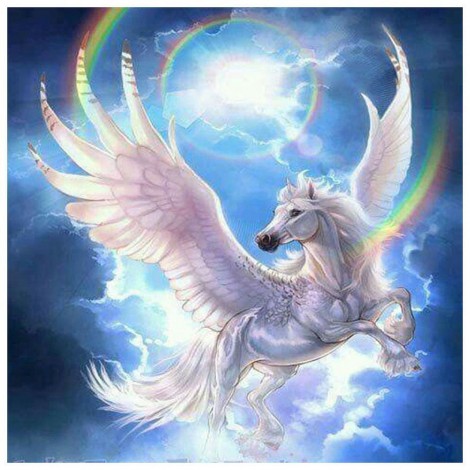 Flying Horse - Full Round Diamond Painting