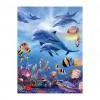 Dolphin - Full Round Diamond Painting(40*50cm)