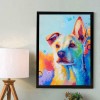 Colorful Dog - Full Round Diamond Painting