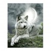 Moonlight Wolf - Partial Round Diamond Painting