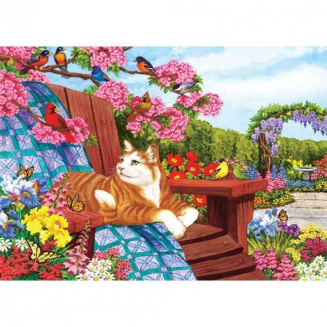 Cat - Full Square Diamond Painting