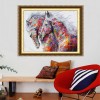 Colorful Horse - Full Round Diamond Painting