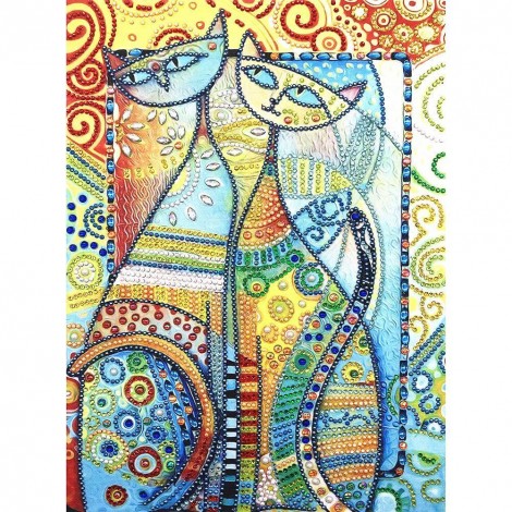 Cat - Crystal Rhinestone Diamond Painting