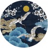 Crane - Full Round Diamond Painting(40*40cm)