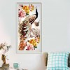 Peacock - Partial Round Diamond Painting(55*30cm)