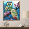 Colorful Owl-Full Round Diamond Painting