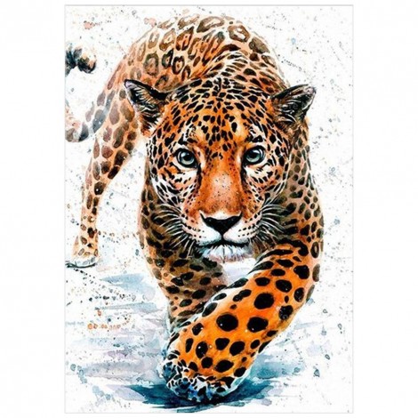 Leopard  - Full Round Diamond Painting