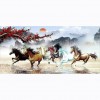 Running Horses - Full Round Diamond Painting(100*50cm)