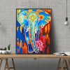 Luminous elephants - Full Round Diamond Painting