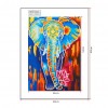 Luminous elephants - Full Round Diamond Painting