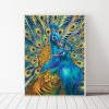 Peacock - Full Round Diamond Painting