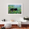 Black Bear -Full Round Diamond Painting