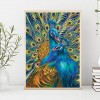 Peacock - Full Round Diamond Painting