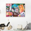 Cats Party - Full Square Diamond Painting