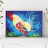 Color Rooster - Full Round Diamond Painting