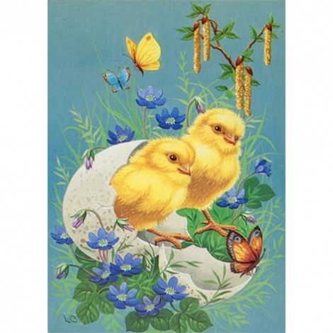 Chicken - Full Round Diamond Painting