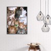 Cats Family - Full Round Diamond Painting