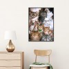 Cats Family - Full Round Diamond Painting