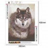 Wolf - Full Round Diamond Painting