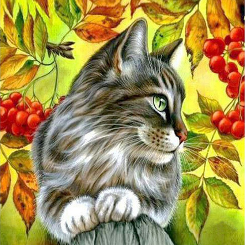 Fruit Cat-Full Round...