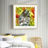 Fruit Cat-Full Round Diamond Painting