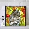Fruit Cat-Full Round Diamond Painting