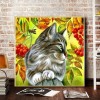 Fruit Cat-Full Round Diamond Painting